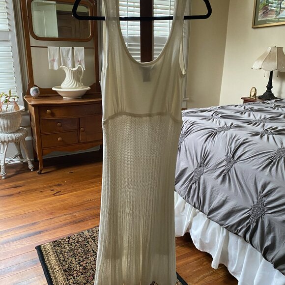 Elegant Knit Ivory Dress by Grace Dane Lewis - Picture 3 of 6